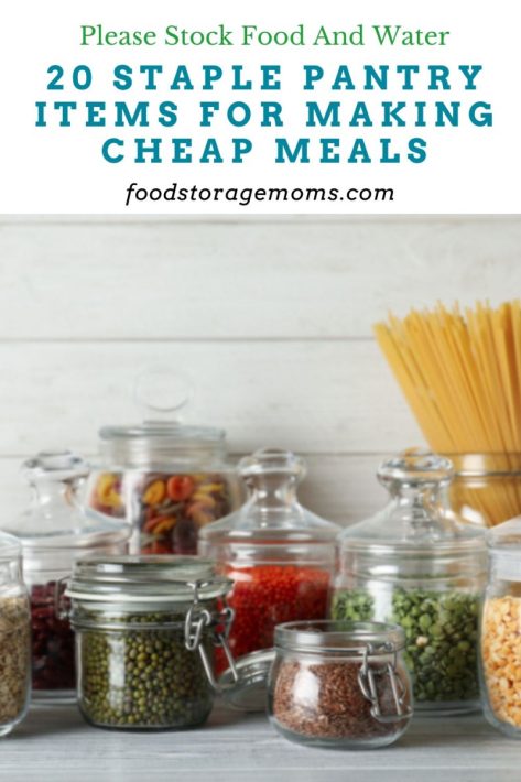 20 Staple Pantry Items for Making Cheap Meals