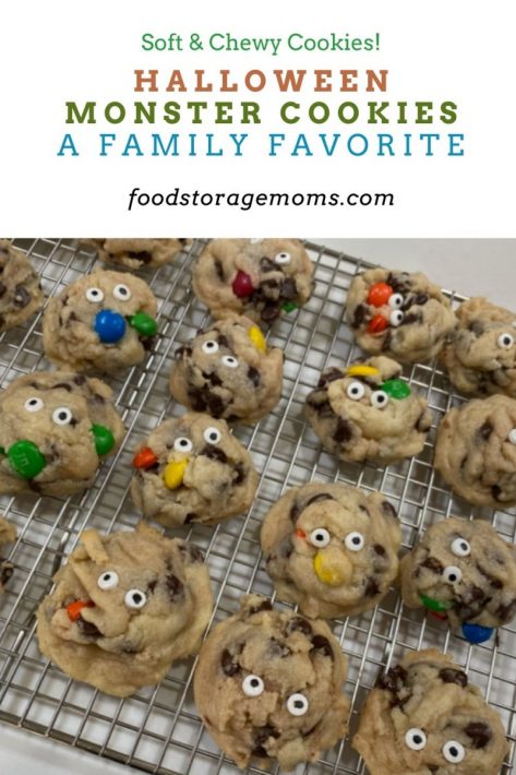 Halloween Monster Cookies-A Family Favorite