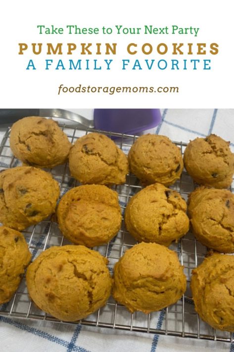 Pumpkin Cookies-A Family Favorite