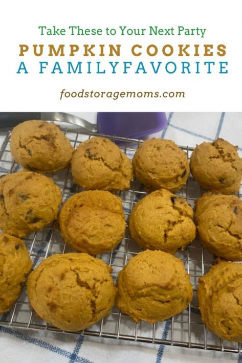 Pumpkin Cookies-A Family Favorite
