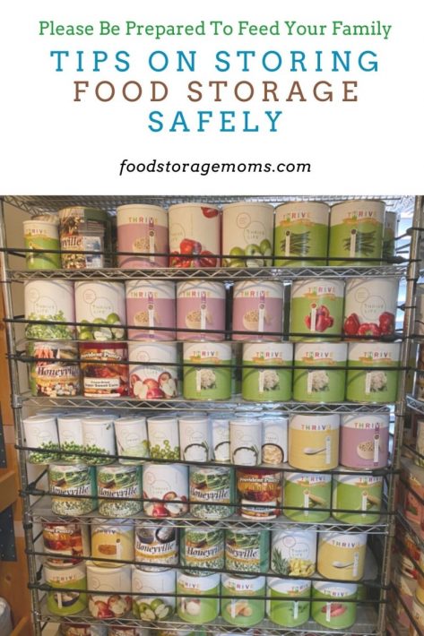 Tips On Storing Food Storage Safely