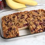 Baked Cranberry Banana Coffee Cake