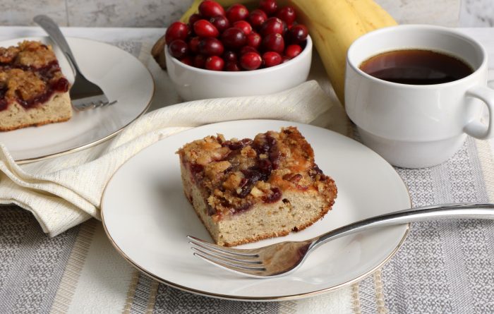 Cranberry Banana Coffee Cake