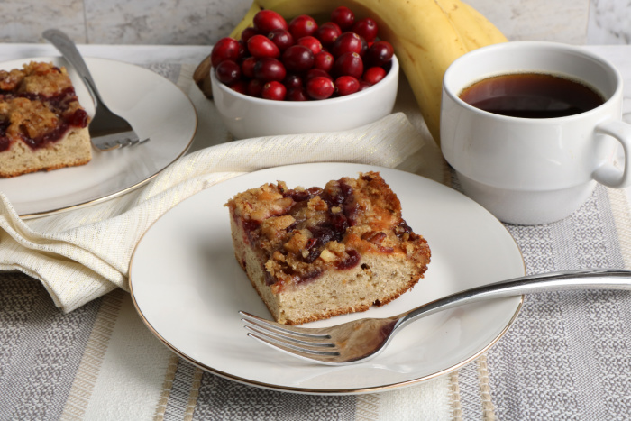 Cranberry Banana Coffee Cake