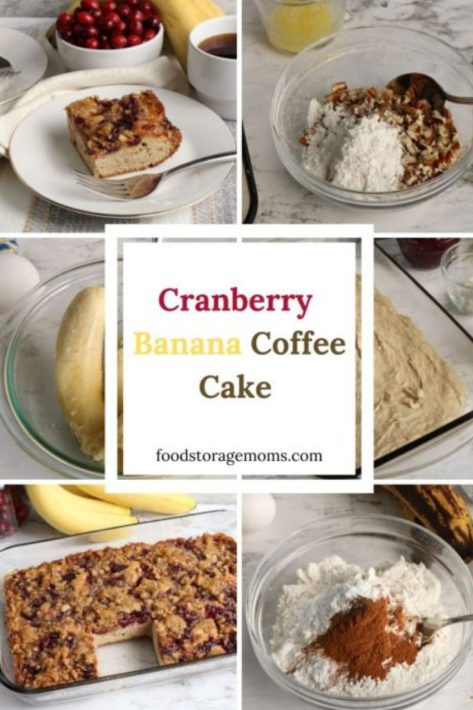 Cranberry Banana Coffee Cake