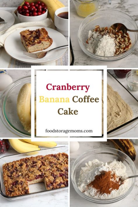 Cranberry Banana Coffee Cake 