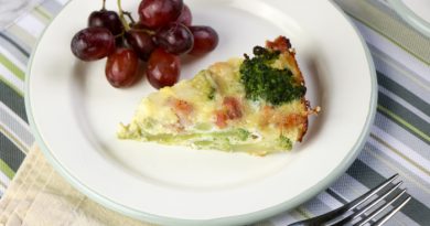 Ham and Cheese Crustless Quiche Recipe