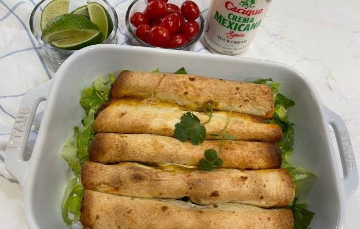 Homemade Baked Beef Taquitos Recipe