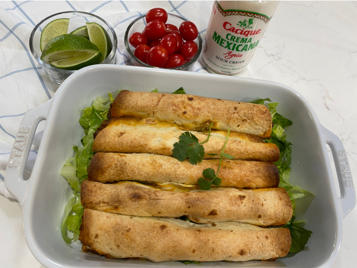 Homemade Baked Beef Taquitos Recipe