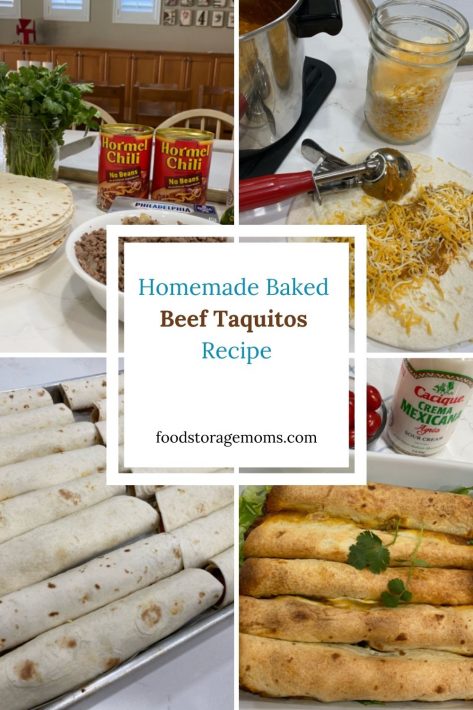 Homemade Baked Beef Taquitos Recipe 