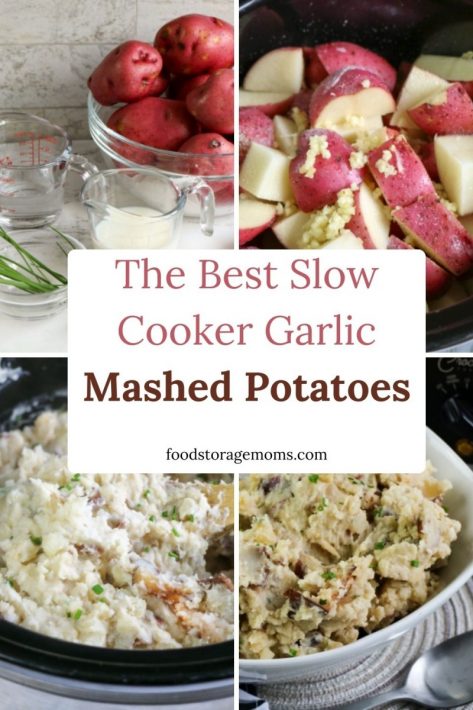 The Best Slow Cooker Garlic Mashed Potatoes