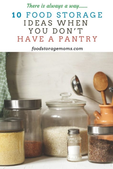 No Pantry, No Problem ~ Food Storage Ideas - Mom 4 Real