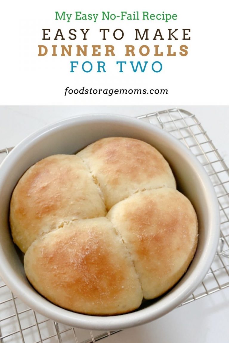 Easy To Make Dinner Rolls For Two Food Storage Moms