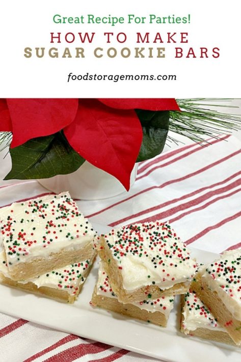 How to Make Sugar Cookie Bars