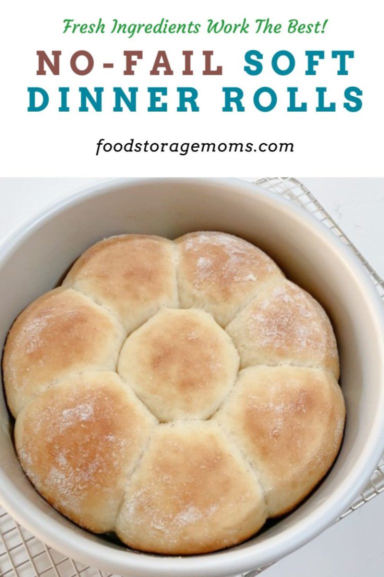 NoFail Soft Dinner Rolls Food Storage Moms