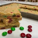 The Very Best M & M Cookie Bar Recipe