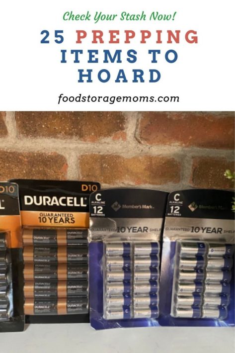 25 Prepping Items to Hoard