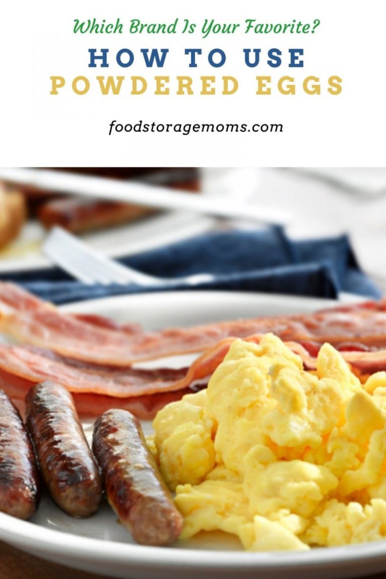 How To Use Powdered Eggs Food Storage Moms