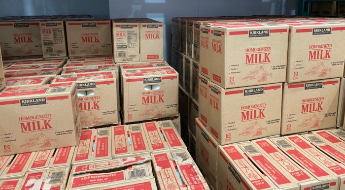 Milk at Costco