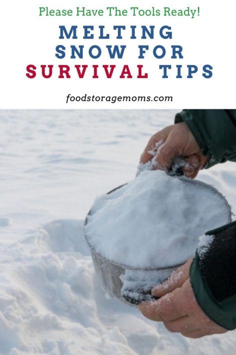 Melting Snow for Survival Tips