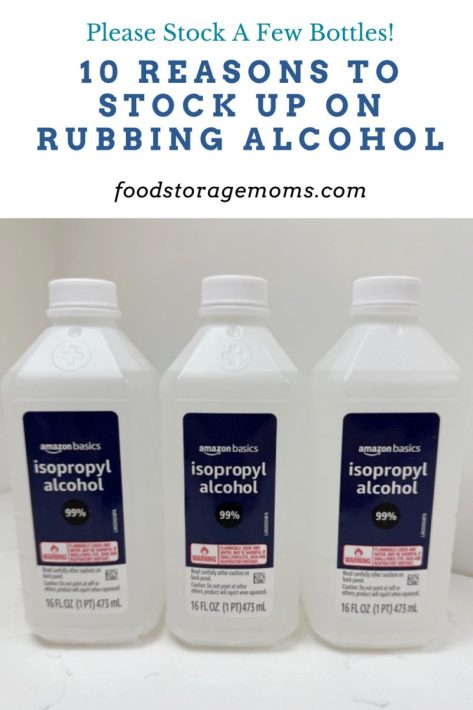 Three Bottles of Rubbing Alcohol