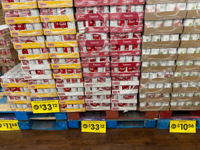 Case Lot Sales Soups