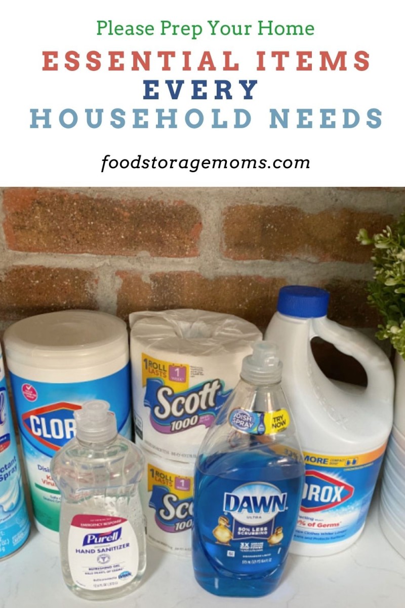 Essential Items Every Household Needs Food Storage Moms