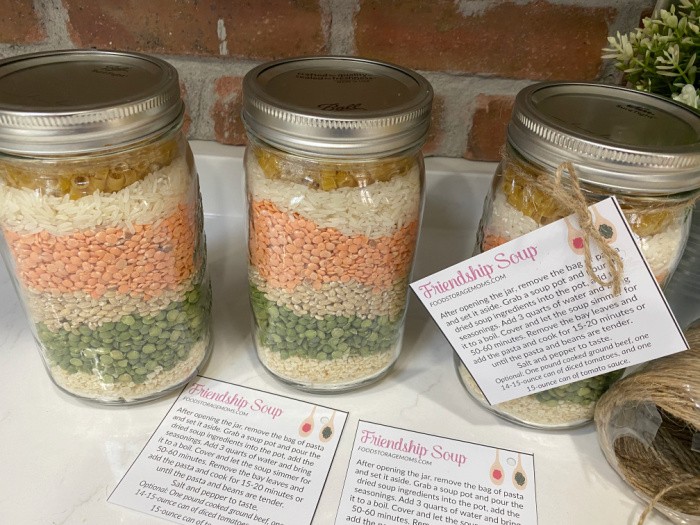 Friendship Soup Mix In A Jar