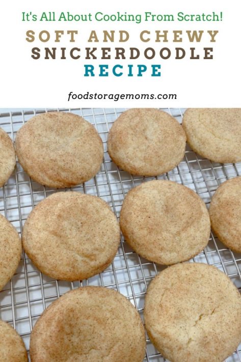 Soft and Chewy Snickerdoodle Recipe