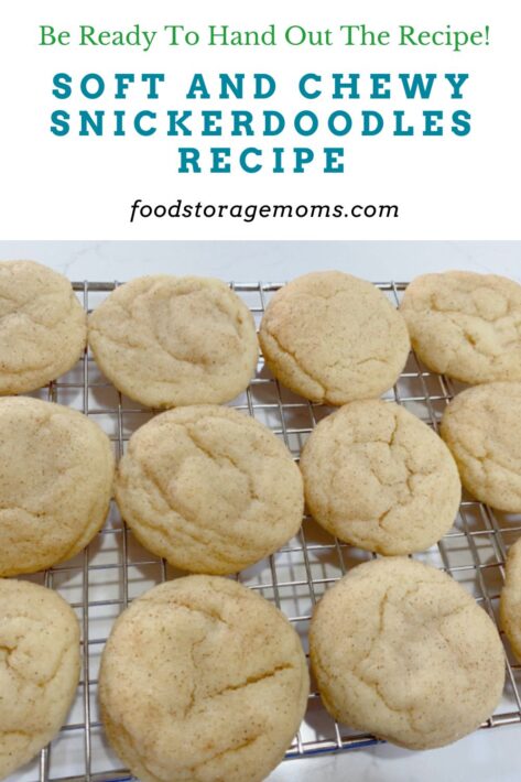 Soft and Chewy Snickerdoodles Recipe
