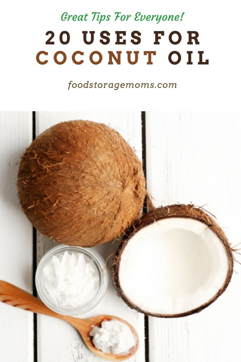 20 Uses for Coconut Oil Food Storage Moms