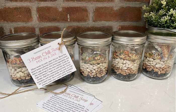 3 Bean Chili Soup Mix In A Jar