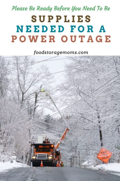 Supplies Needed for a Power Outage - Food Storage Moms