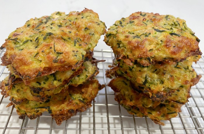 Easy Baked Cheesy Zucchini Bites