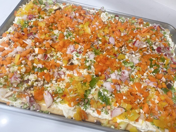 Vegetable Pizza for Parties