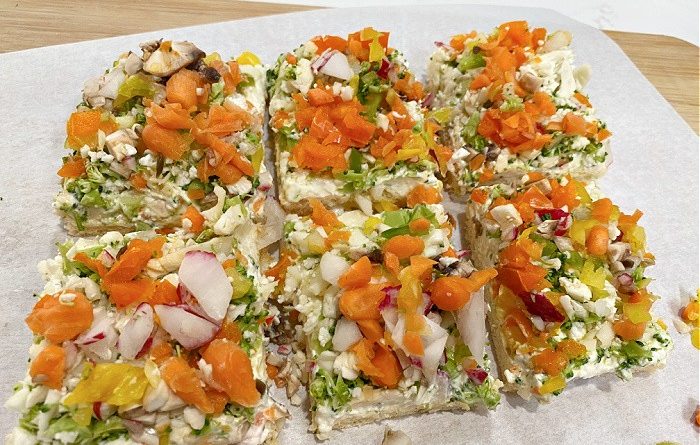 Vegetable Pizza for Parties