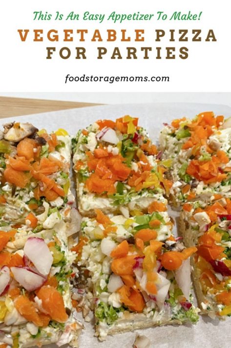 Vegetable Pizza for Parties