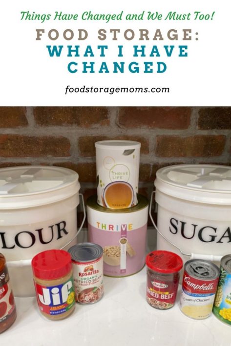 Food Storage: What I Have Changed