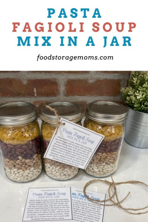 Pasta Fagioli Soup Mix in a Jar