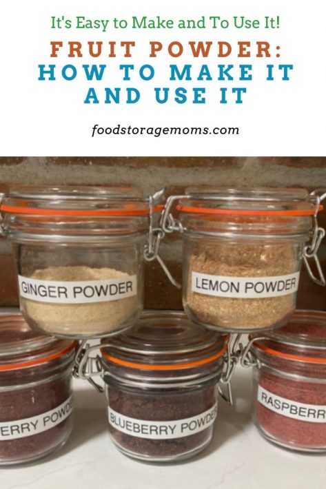 Fruit Powder: How To Make It and Use It