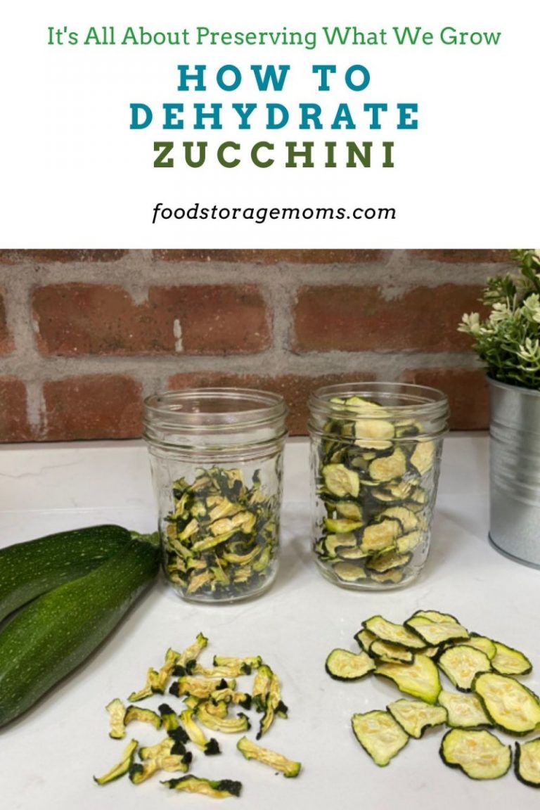 How To Dehydrate ZucchiniSliced & Cubed Food Storage Moms