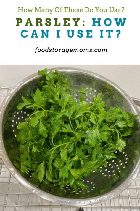 Parsley: How Can I Use It?