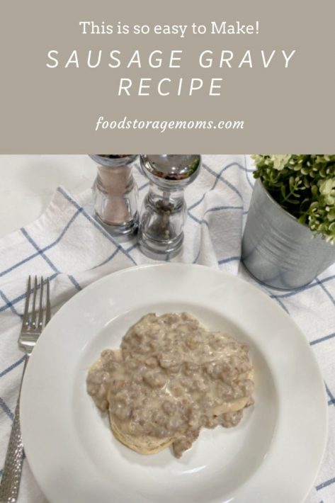 Sausage Gravy Recipe 