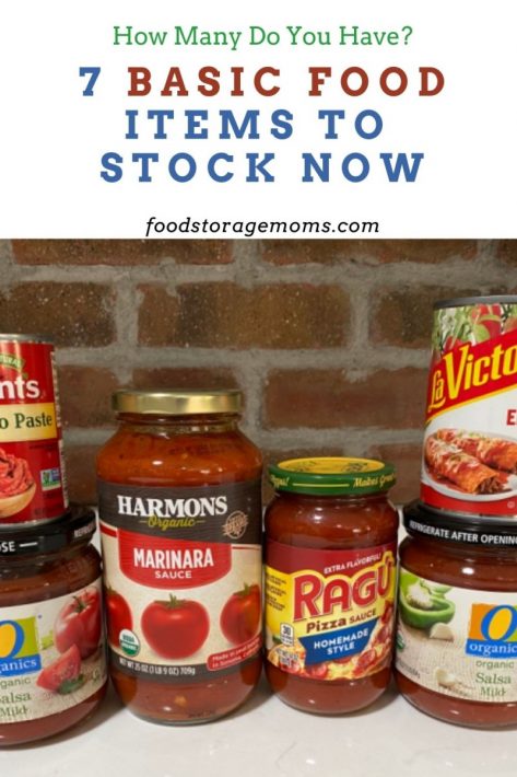 7 Basic Food Items to Stock Now