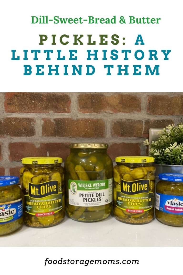 Pickles A Little History Behind Them Food Storage Moms