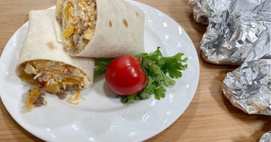 Breakfast Burritos in Foil