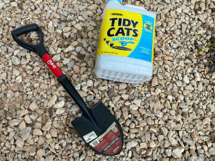 Kitty Litter and Shovel