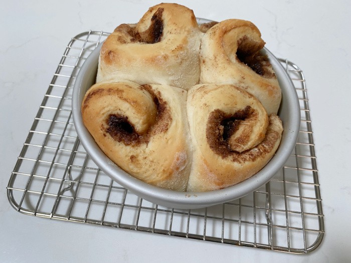 Rollos de canela al horno