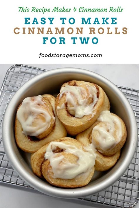 Easy To Make Cinnamon Rolls for Two
