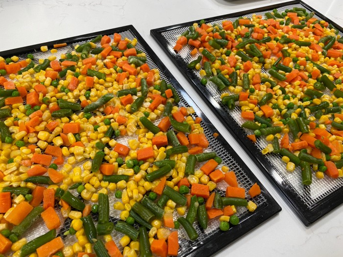 How To Dehydrate Frozen Vegetables